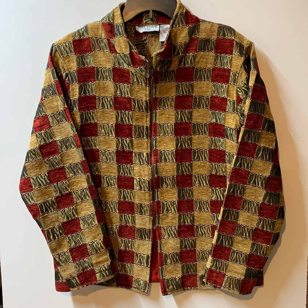 Woman’s Zip-Up Jacket Size Medium from “First Vision by Shirin”